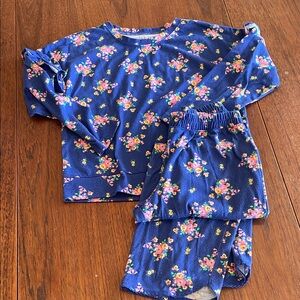 GAP Floral Blue Kids Pajamas